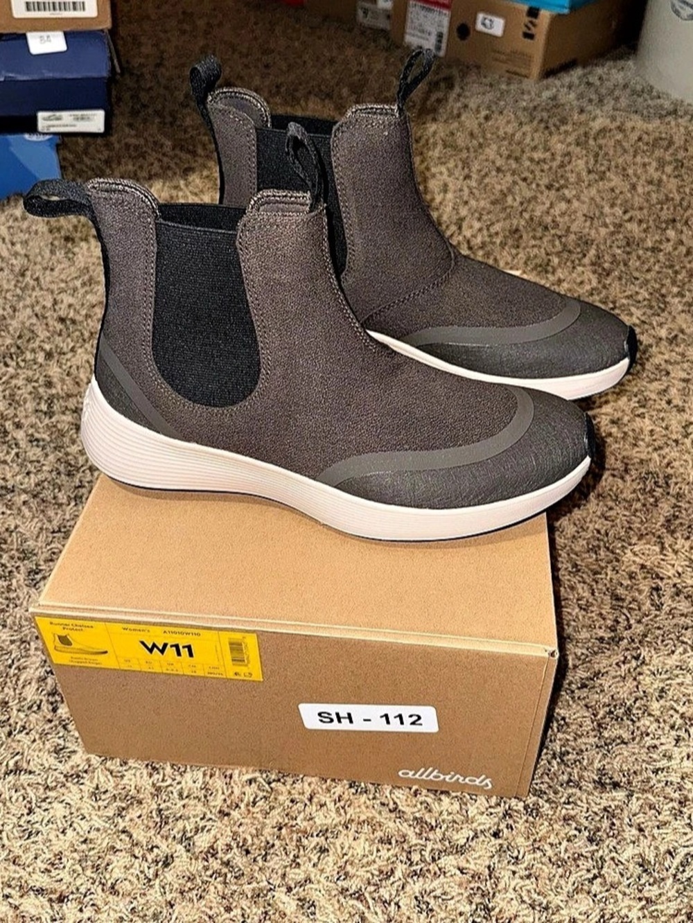 Allbirds Runner Chelsea Protect Chelsea Sneakers Brown & Black US 11